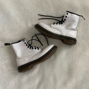 White Doc Martens Boots